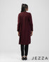 Flowy Knee-Length Polyester Top 59922